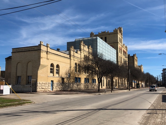 The San Antonio Museum of Art was once the Original Lone Star Brewery Headquarters