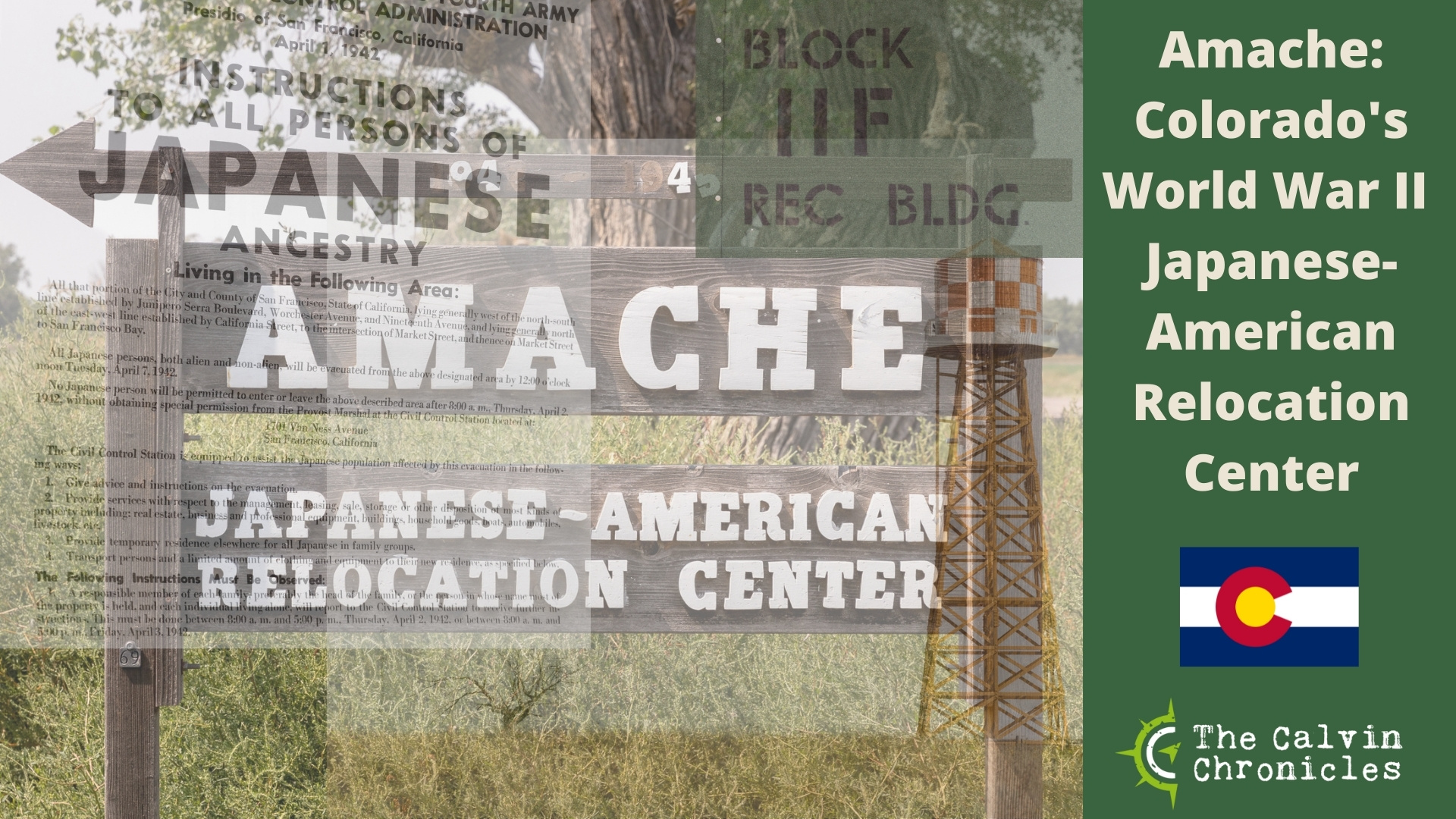 Read more about the article Amache: Colorado’s World War II Japanese-American Relocation Center