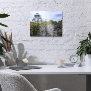 Osaka Castle Metal Print