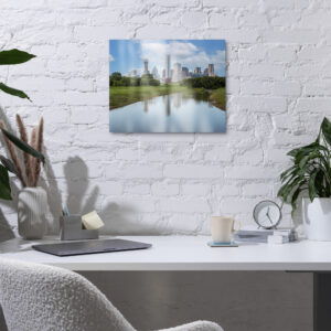 Dallas Skyline Metal Print