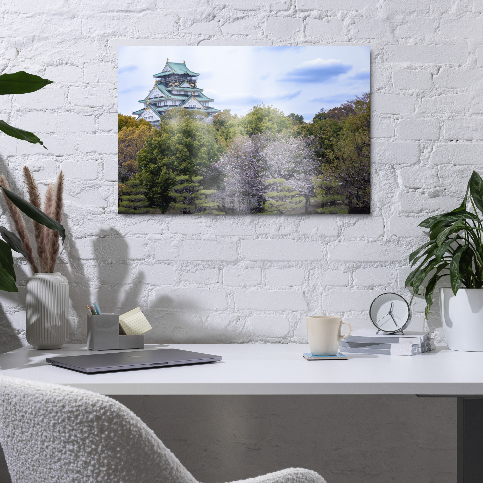 Osaka Castle Metal Print - Image 3