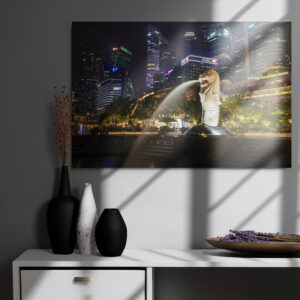 Singapore Marina Bay Metal Print