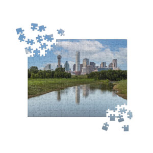 Texas Dallas Skyline Jigsaw Puzzle