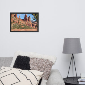 Arizona Red Rocks of Sedona Framed Photo