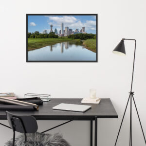 Dallas Skyline Framed Photo