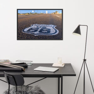 Texas Route 66 Midpoint Framed Photo