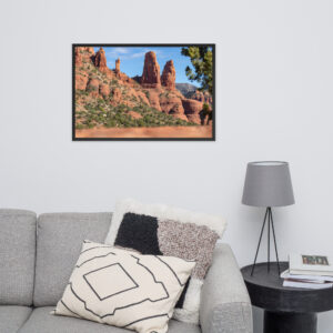 Arizona Red Rocks of Sedona Framed Photo