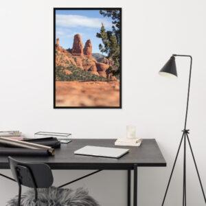Arizona Red Rocks of Sedona Framed Photo (Portrait)