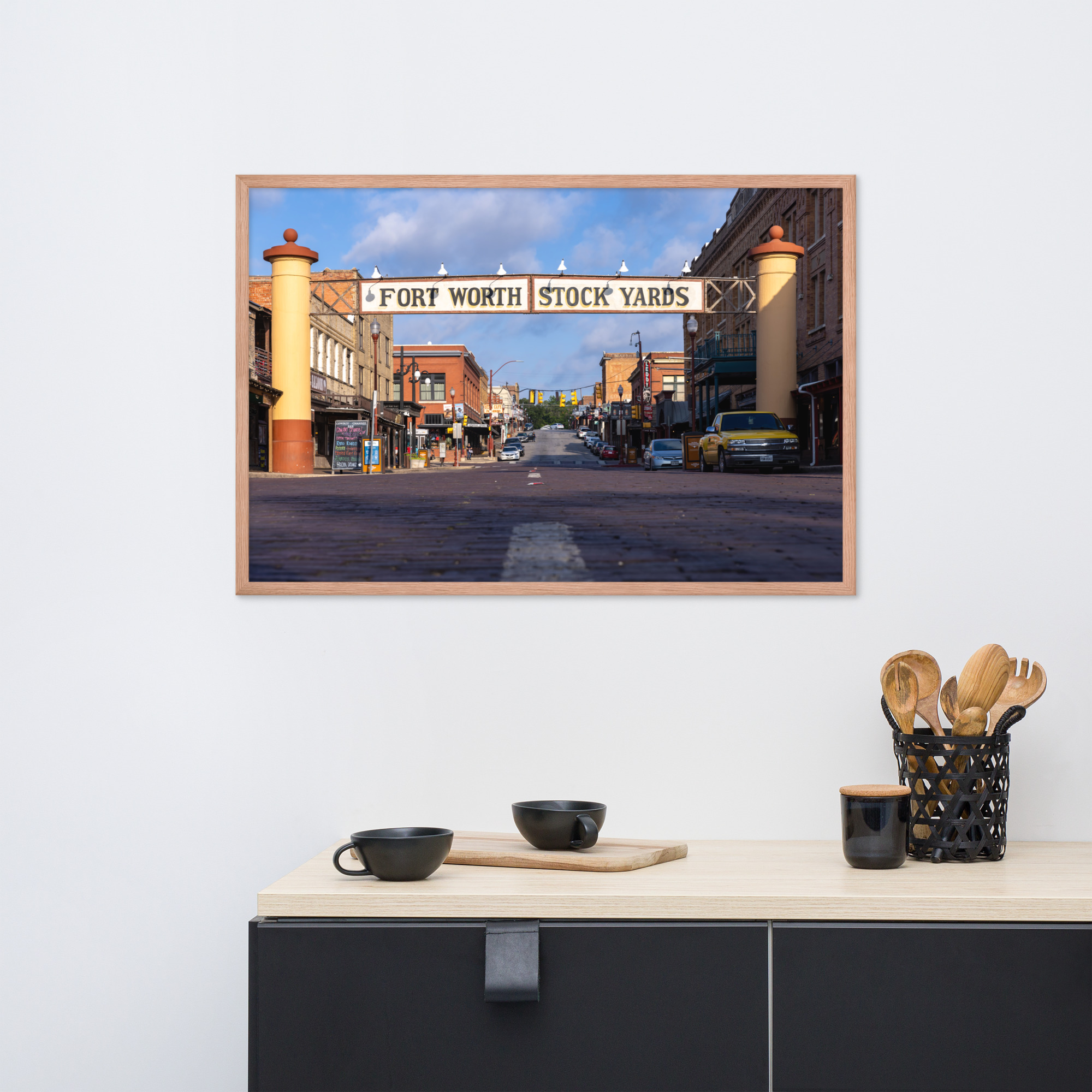 Fort Worth Stock Yards Framed Photo - Image 8
